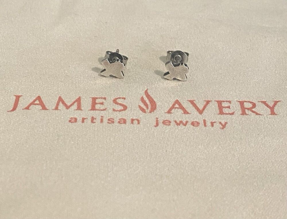 James Avery Retired Tiny Texas Stud Post Earrings